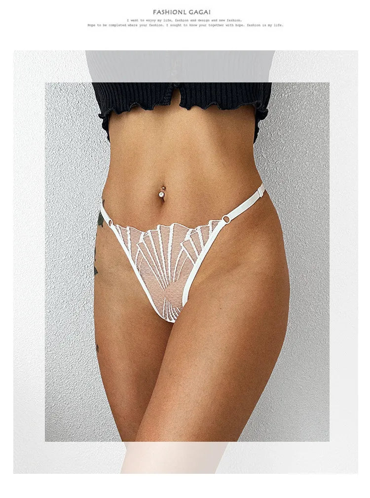 Lace G string Sexy Panties Women Underwear Briefs Thong High Quality Transparent Underpants Lingerie Girls Intimates