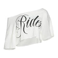 Letter Print Oversized Tees Women Skew Collar Off Shoulders Short Sleeves T-shirt Irregular Hem Hip-hop Style Trend Crop Tops