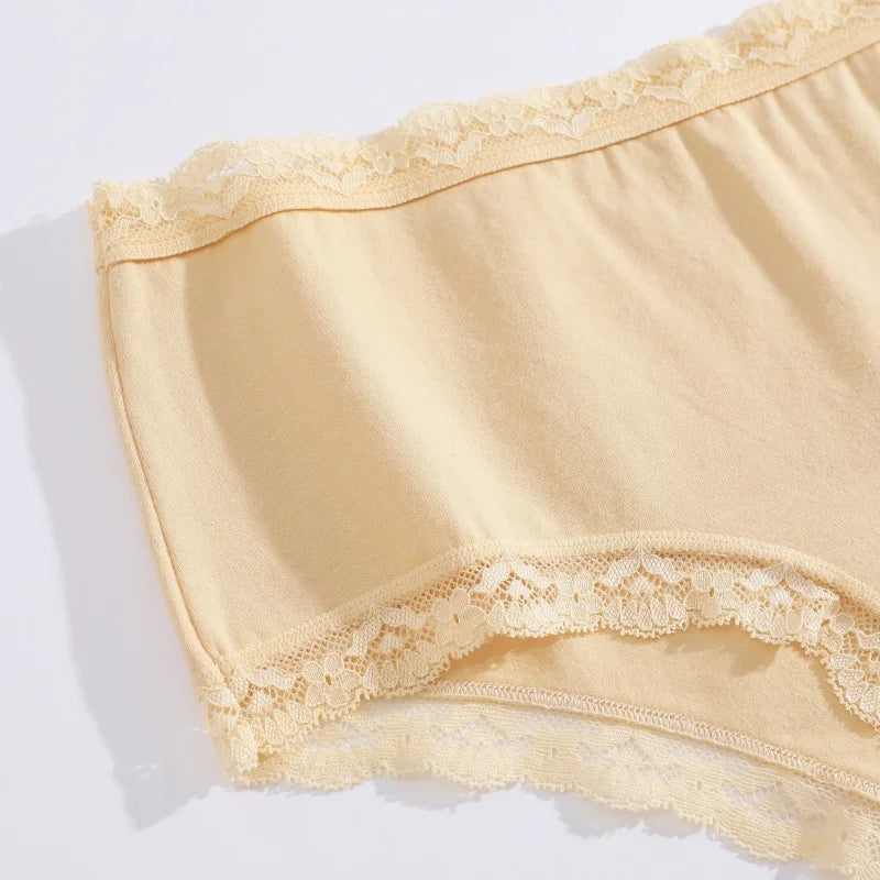 3Pcs/Set Women's Seamless Cotton Briefs Women Panties Solid Color Breathable Underwear Female Low Waist Soft Lingerie S-XXL