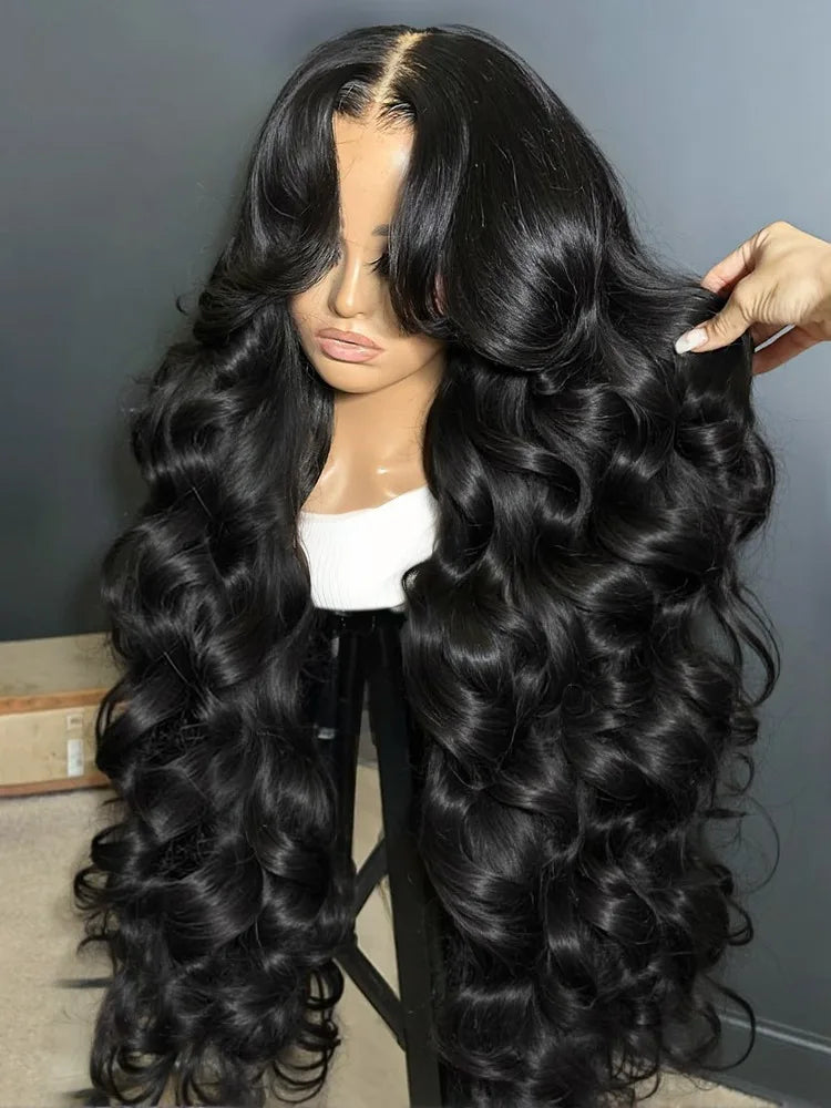 30 40 Inch Body Wave 13x6 Hd Transparent Lace Frontal Wig Human Hair PrePlucked Lace Wigs For Women 13x4 Lace Front Hair Wig