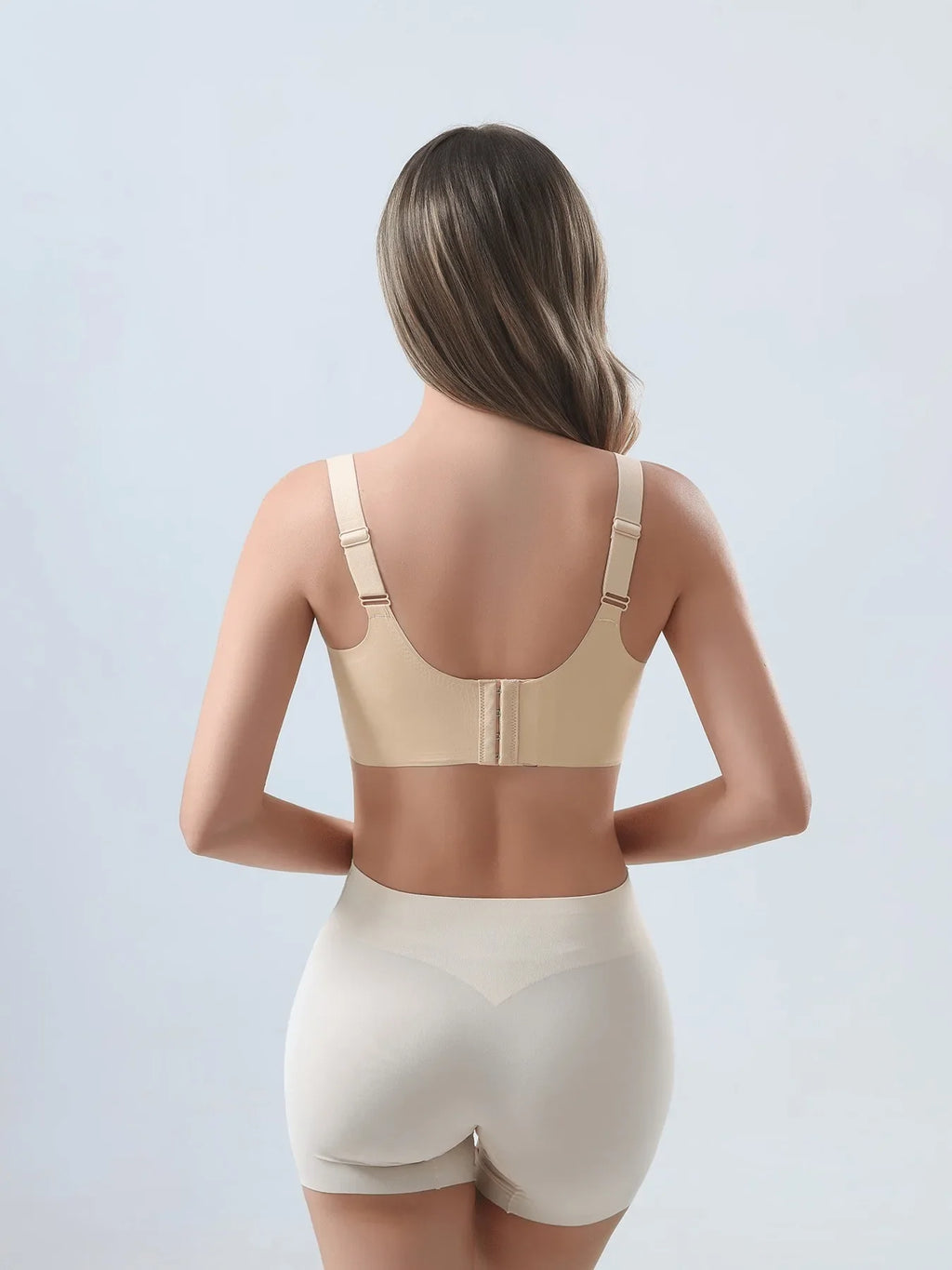 1pc Color Women's Seamless Wireless Sports Bras - Soft Stretchy Push-Up Design Everyday Basic Bras, Removable Padding Lingerie