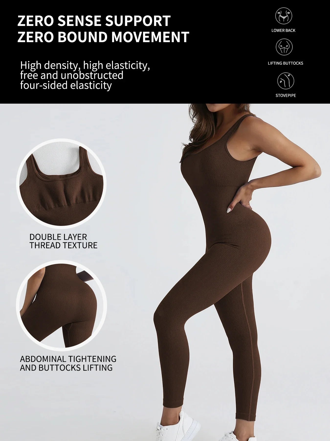 CZGUKE Women's Sportswear Yoga Set Integrated Sportswear Women's Gym Fitness Suit Fitness Stretch One Piece Yoga Suit