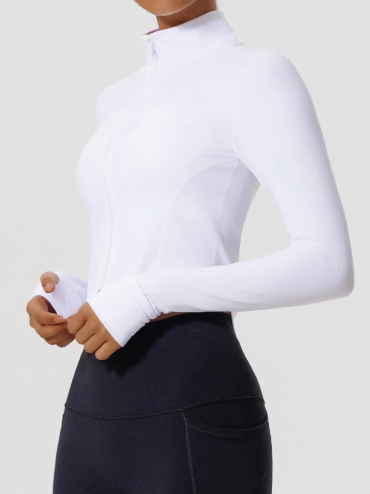 Hearuisavy Summer Ultra-Soft Fabrics Tight Sports Jackets Women Zipper Gym Yoga Clothes Female Quick-Dry Long Sleeve Sportswear