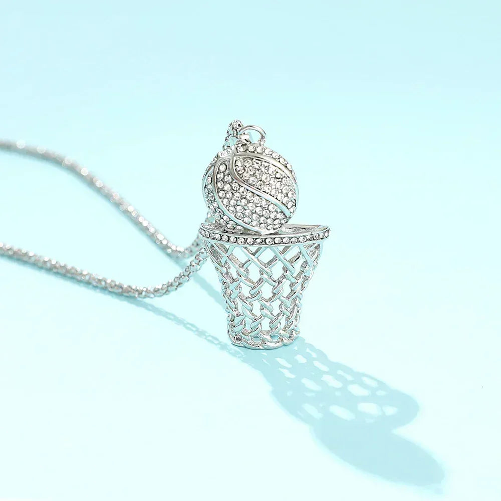 Men Hip Hop Full Rhinestone King Queen Pendants Necklaces Bling Bling Iced Out Cuban Link Chain Hiphop Necklace Men Jewelry Gift