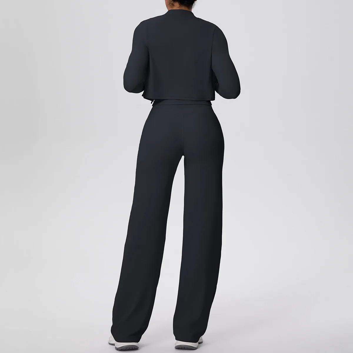 Yoga Set 3PCS Women Workout Sets Sportswear Gym Clothing Fitness zipper Long Sleeve High Waist Leggings Sports Suits Yoga Suit