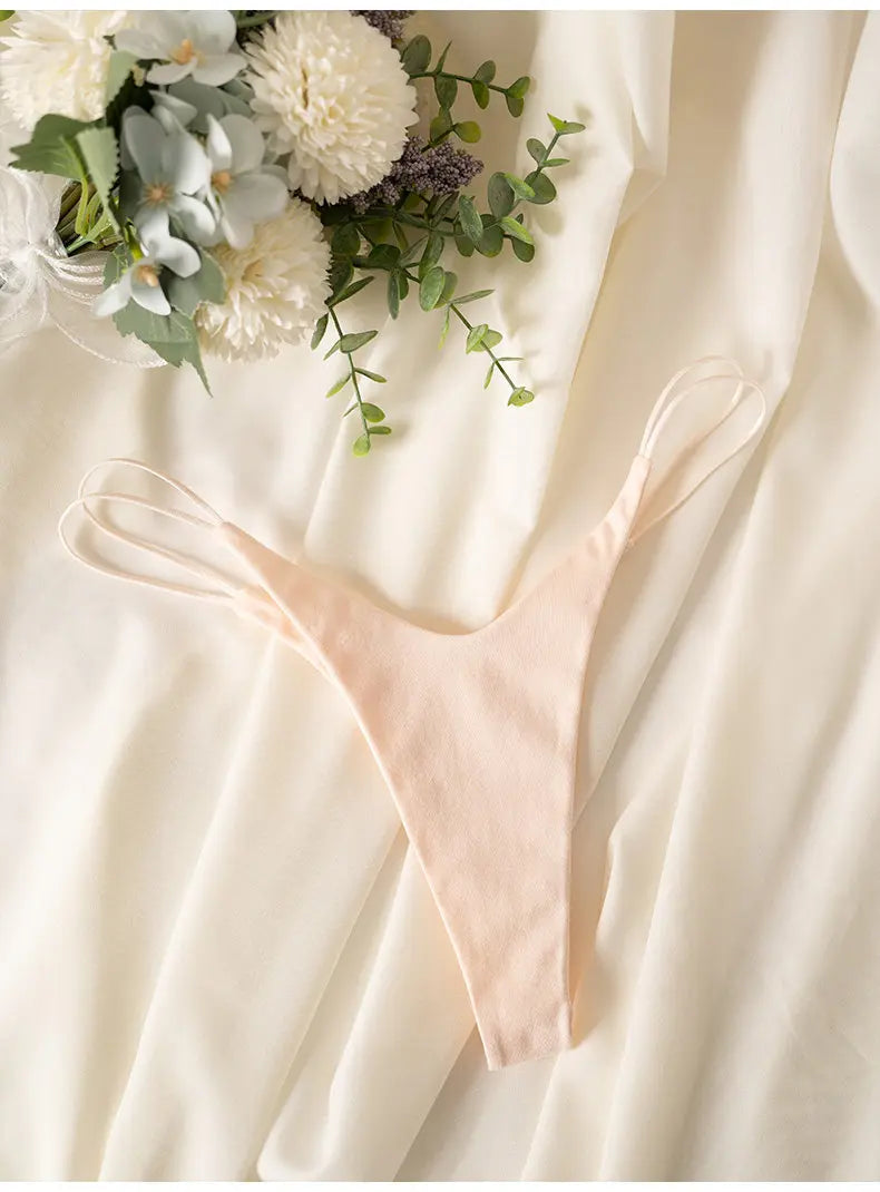 Cotton G String Thong Women Panties Sexy Briefs T-back Underwear Low Waist Seamless Femlae Lingerie Size S-XL