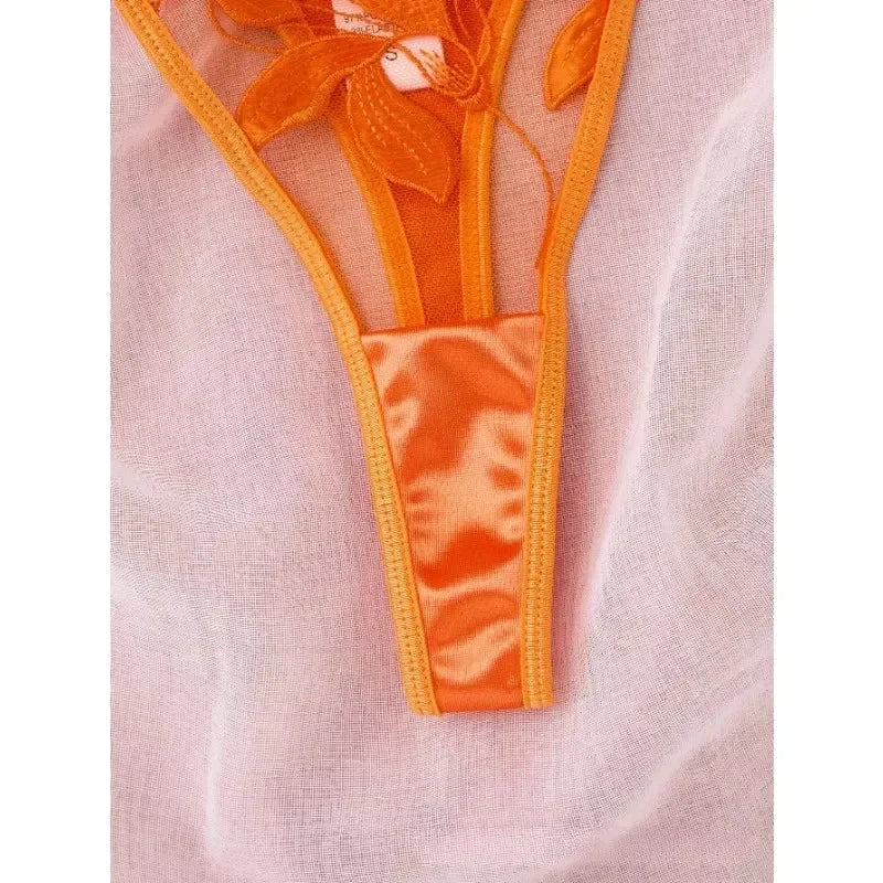Tornova Sexy Lingerie Woman Lace Transparent Underwear Embroidery Brief Set Bra Kit Push Up Breves Sets Thin Erotic Bras New