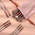 13 PCS Makeup Brushes Set, Eye Shadow, Foundation, Blush Brushes for Women, Soft Cosmetic Tools with Bag