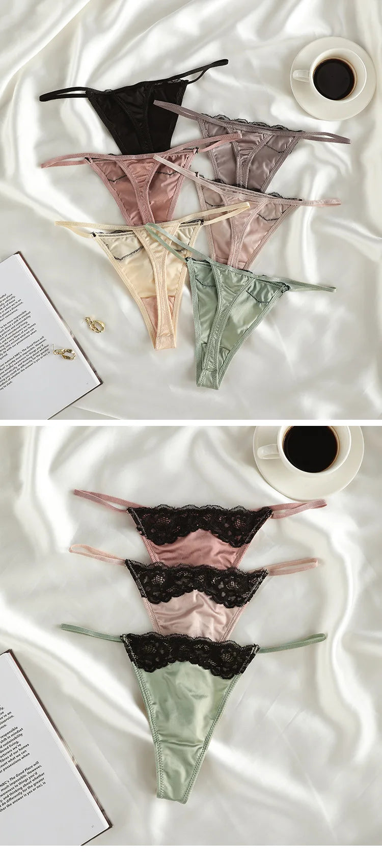 Lace Briefs Girls G string Sexy Panties Women Underwear Hollow Out Thong High Quality Seamless Underpants Lingerie Intimates