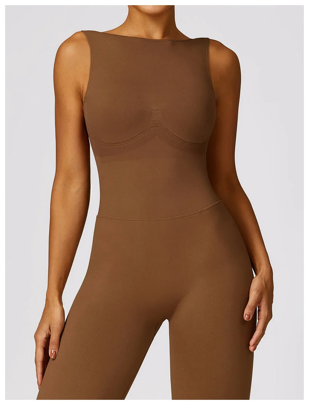 Seamless One-piece Suit Women Sports Jumpsuit Push up Yoga Suit Backless Sportswear Set Women Sleeveles Workout Bodysuits Female