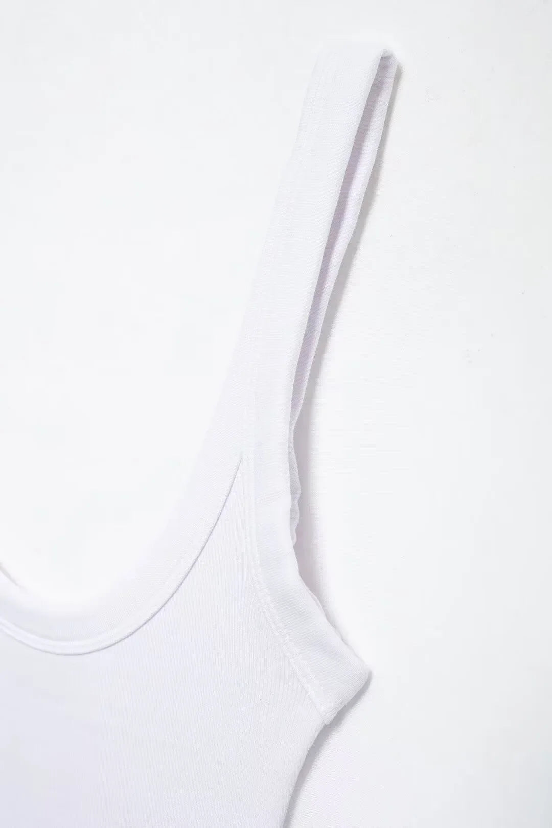 Women's Skinny Ribbed O-Neck Bodysuits with Straps Snap-Button Sexy Fashion Playsuits Comfortable Stretchy Female Clothing