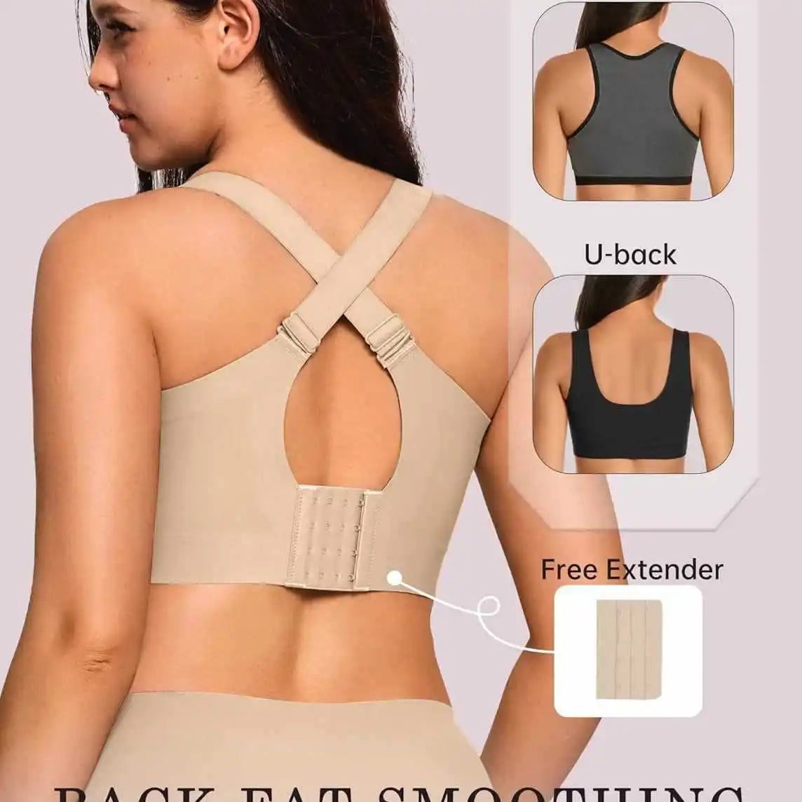 Womens Wireless Jelly Seamless and Wire-free Bra Supportive Full Cup Soft Support Comfortable and Breathable Bra Plus Up