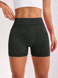 Women's Washed Yoga Shorts Fitness Quick Drying High Waist Workout Biker Shorts Hip Lift V Waist Sports Shorts