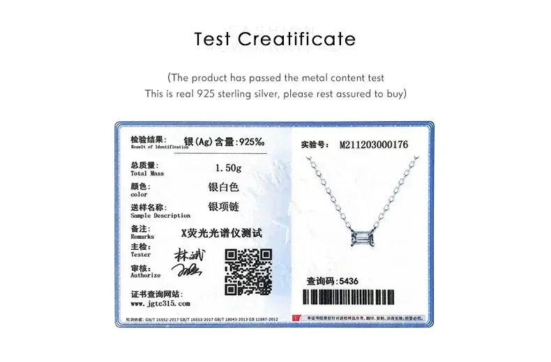 Modian Genuine 925 Sterling Silver Fashion Charm AAA Zirconia Pendant Necklace For Women Silver Female Necklaces Fine Jewelry