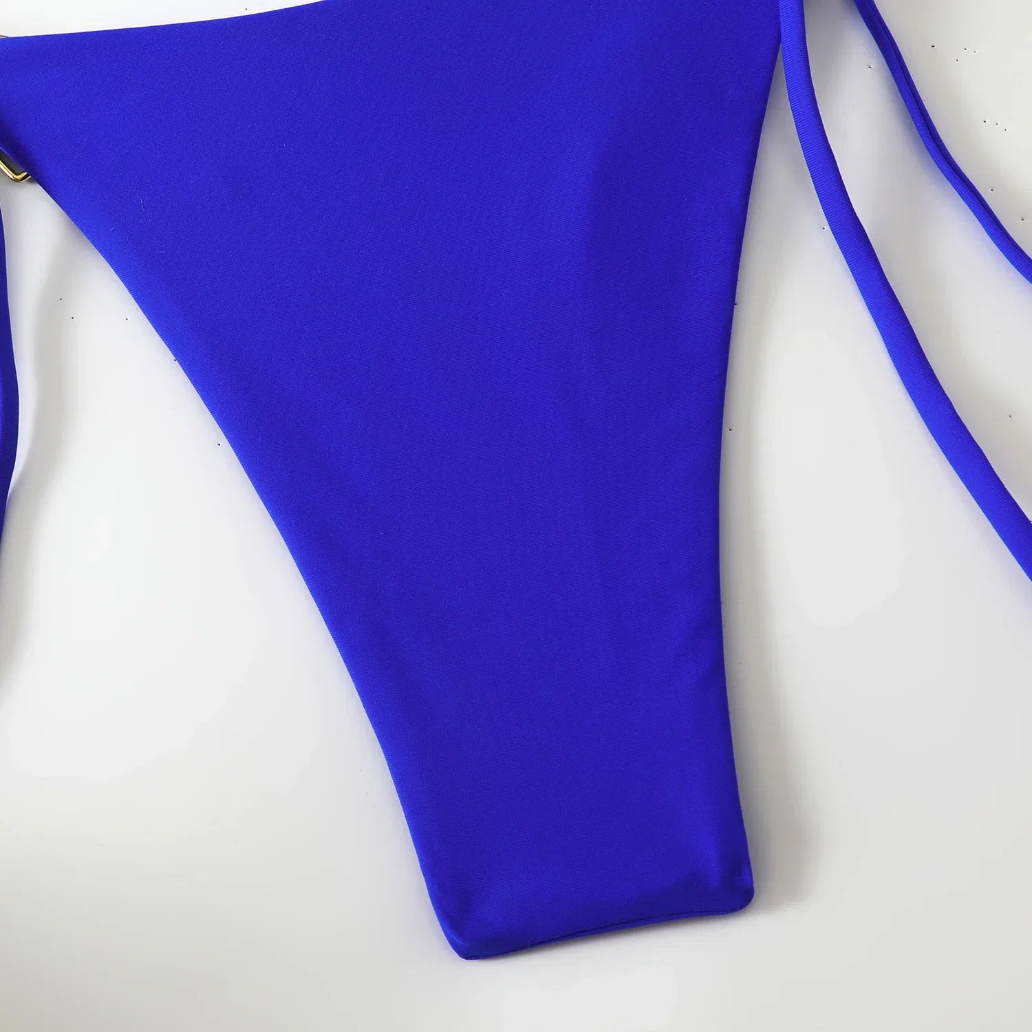 Sexy Metal Heart Ornament Bikini Set 2026 Women Blue Pink Halter Push Up Bra Thong Swimsuit Beach Bathing Suit Vacation Swimwear