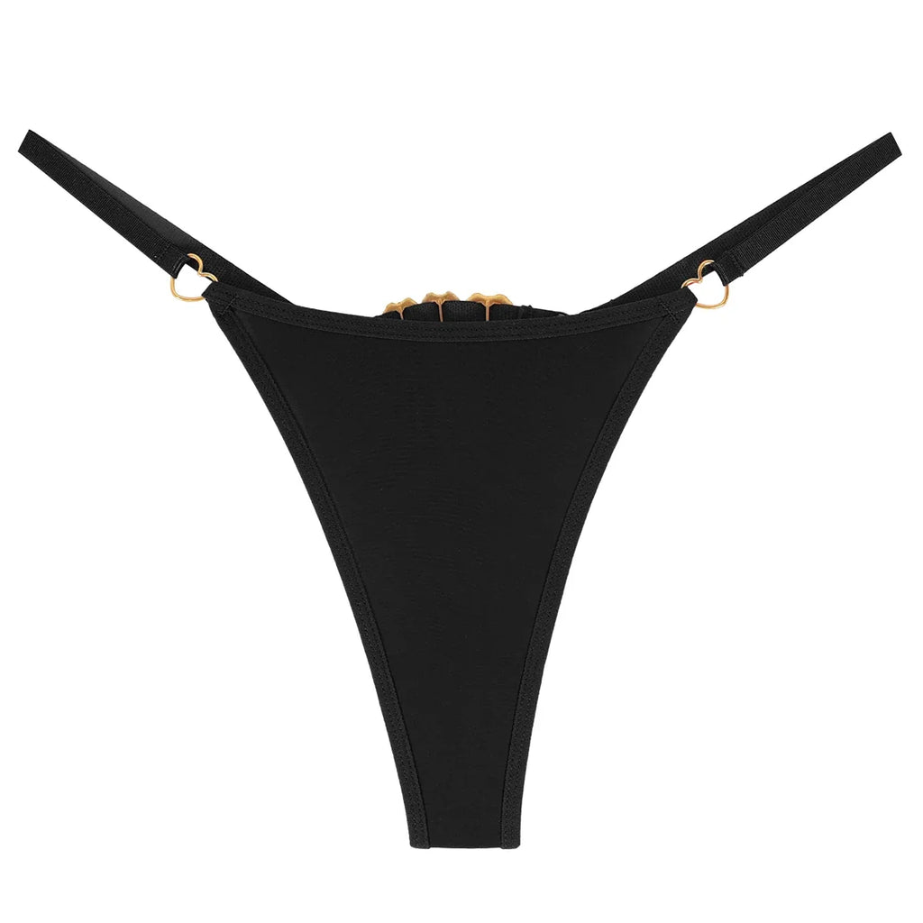 1pcs Fashion Heart Decor Sexy Women G-string Breathable Sexy Lingerie Erotic Elegant Female Underwear Hot Sale Lady Thongs