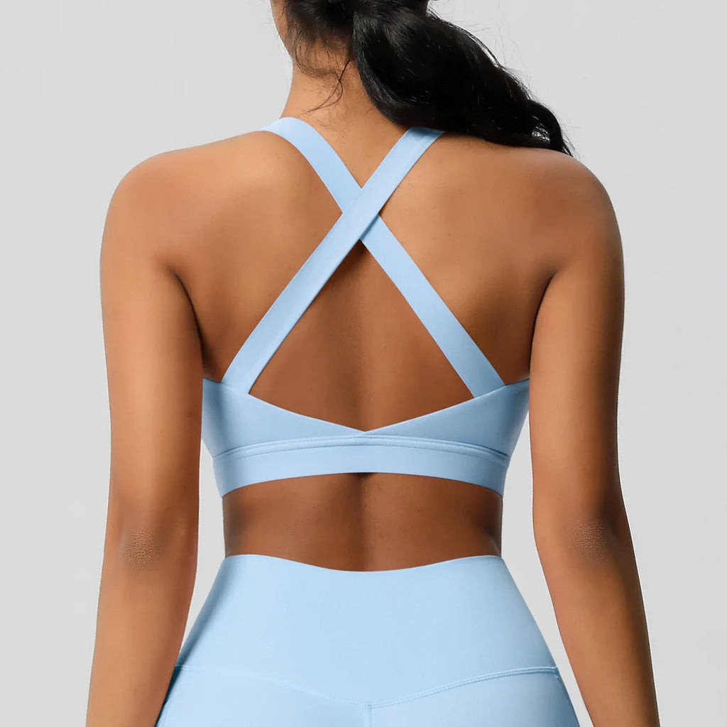 Women Fitness Yoga Bras Sexy Sling Beauty Back Fitness Push Up Sports Women Underwear Running Crop Top Yoga Clothes