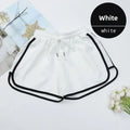 Women Striped Casual Shorts Korean Harajuku Loose All Match Sports Shorts Summer Fashion Simple Yoga Thin Mini Shorts Female