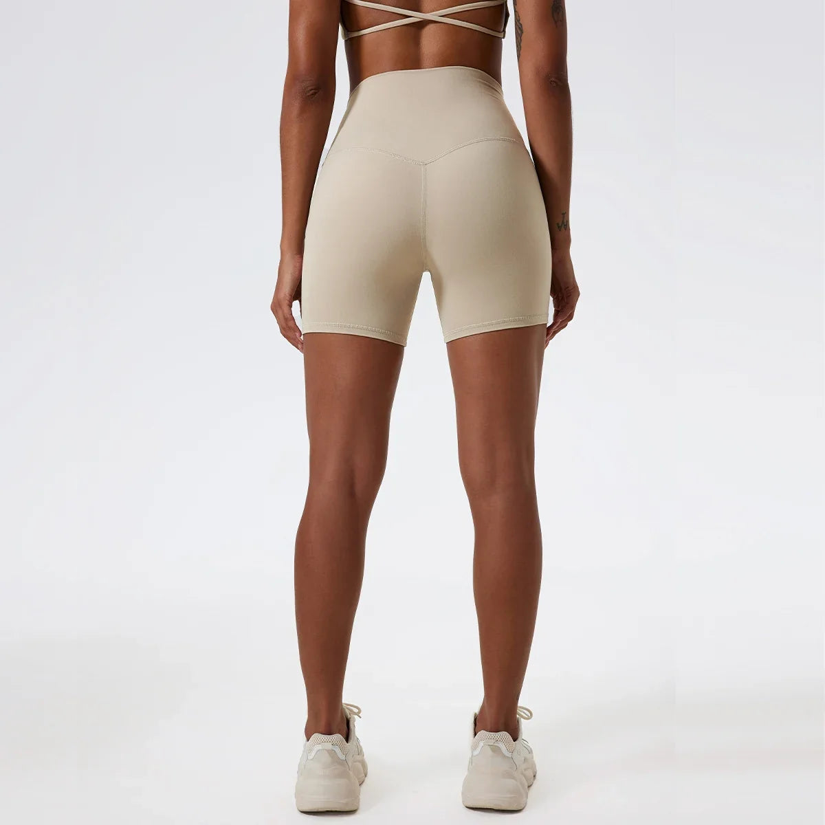 Hearuisavy Summer Soft Sports Shorts Buttock Lift Gym Leggings Women High Waist Yoga Shorts Women Running Cycling Workout Shorts