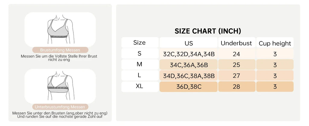 7pcs Bra and Panty Set Women's Lingerie Seamless Push-Up Wireless Bras with Removable Padding Basic Everyday T-Shirt Lingerie