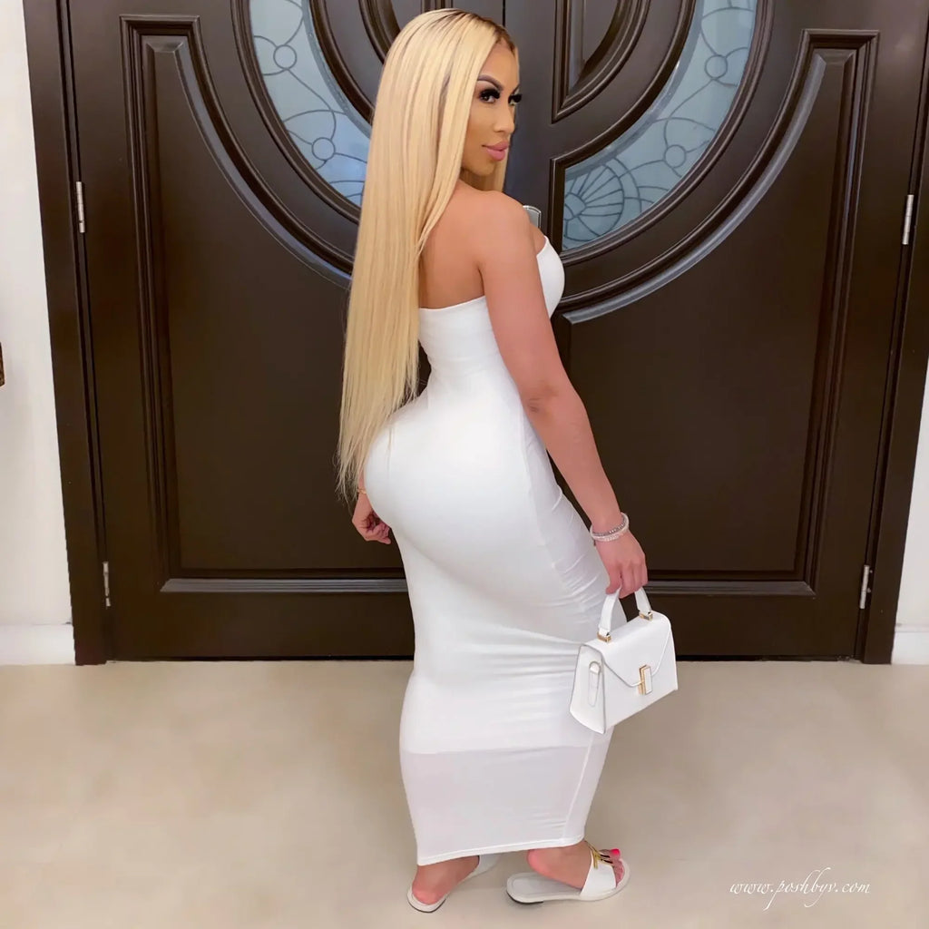 Sexy Chest Wrap Beach Dress | Sleeveless Maxi Summer Dress -femstylo