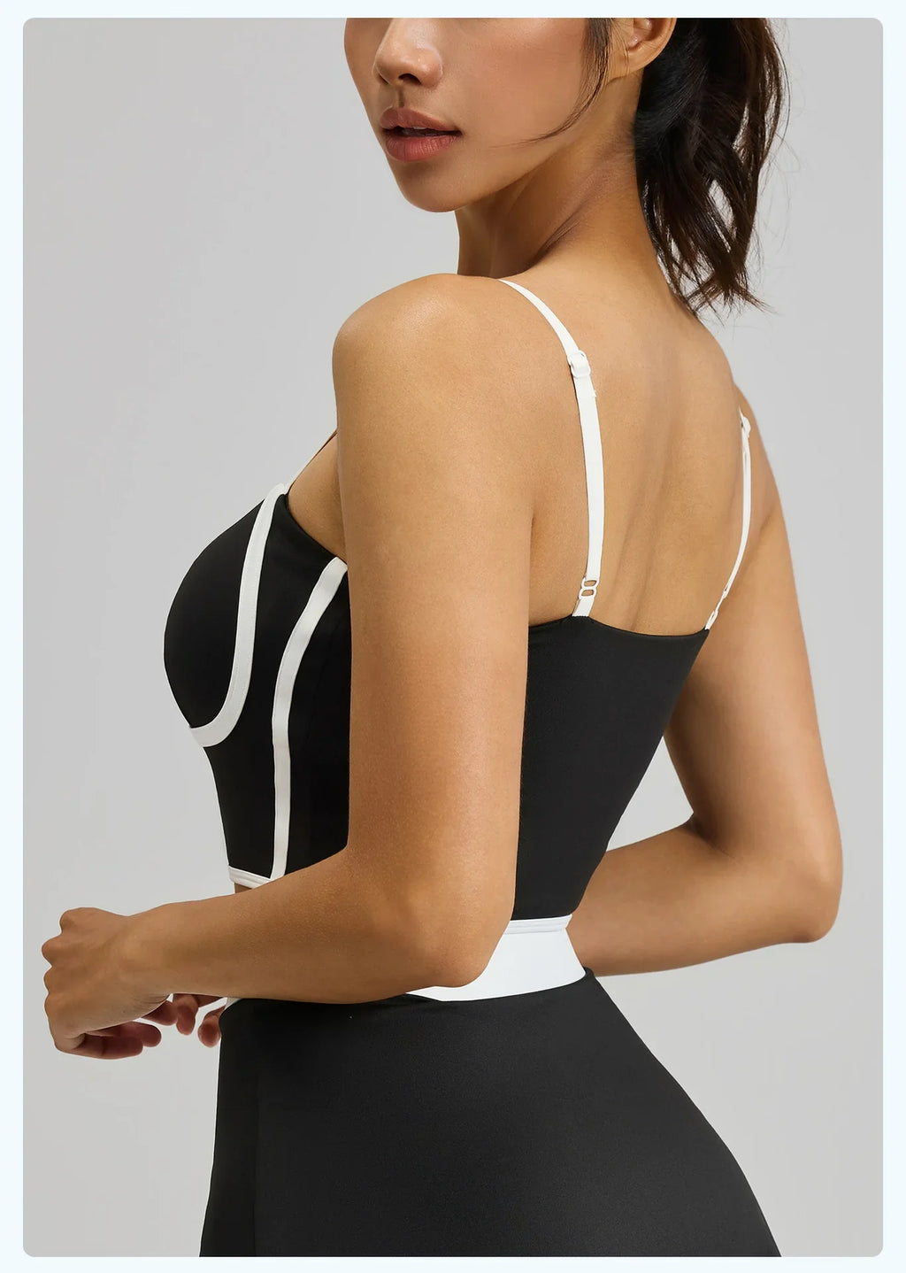 Summer Hot Sale Solid Color Women Fitness Bra Tights Yoga Vest High Strength Shockproof Gym Sports Top Push Up with Chest Pad