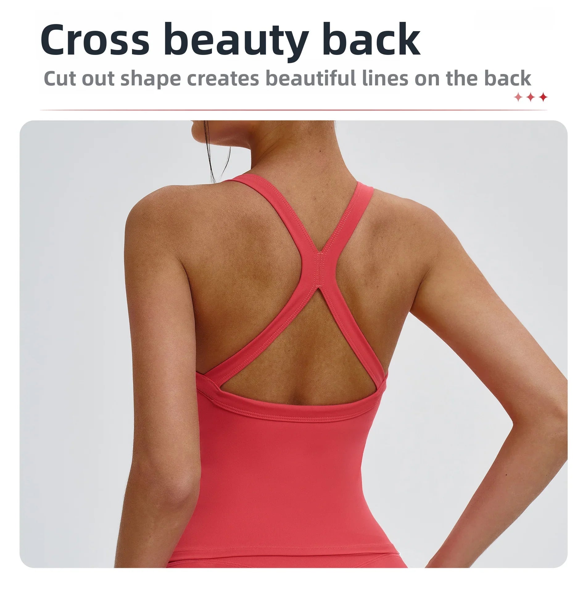 High-intensity Gym Top Women Sports Bra Running Back Cross Yoga Bra Breathable Sports Underwear Women Fitness Workout Top Women