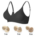 Deep V Jelly Bras Wireless Comfortable Supportive Bra No Underwire Push Up Bralette Seamless Underwear for Women
