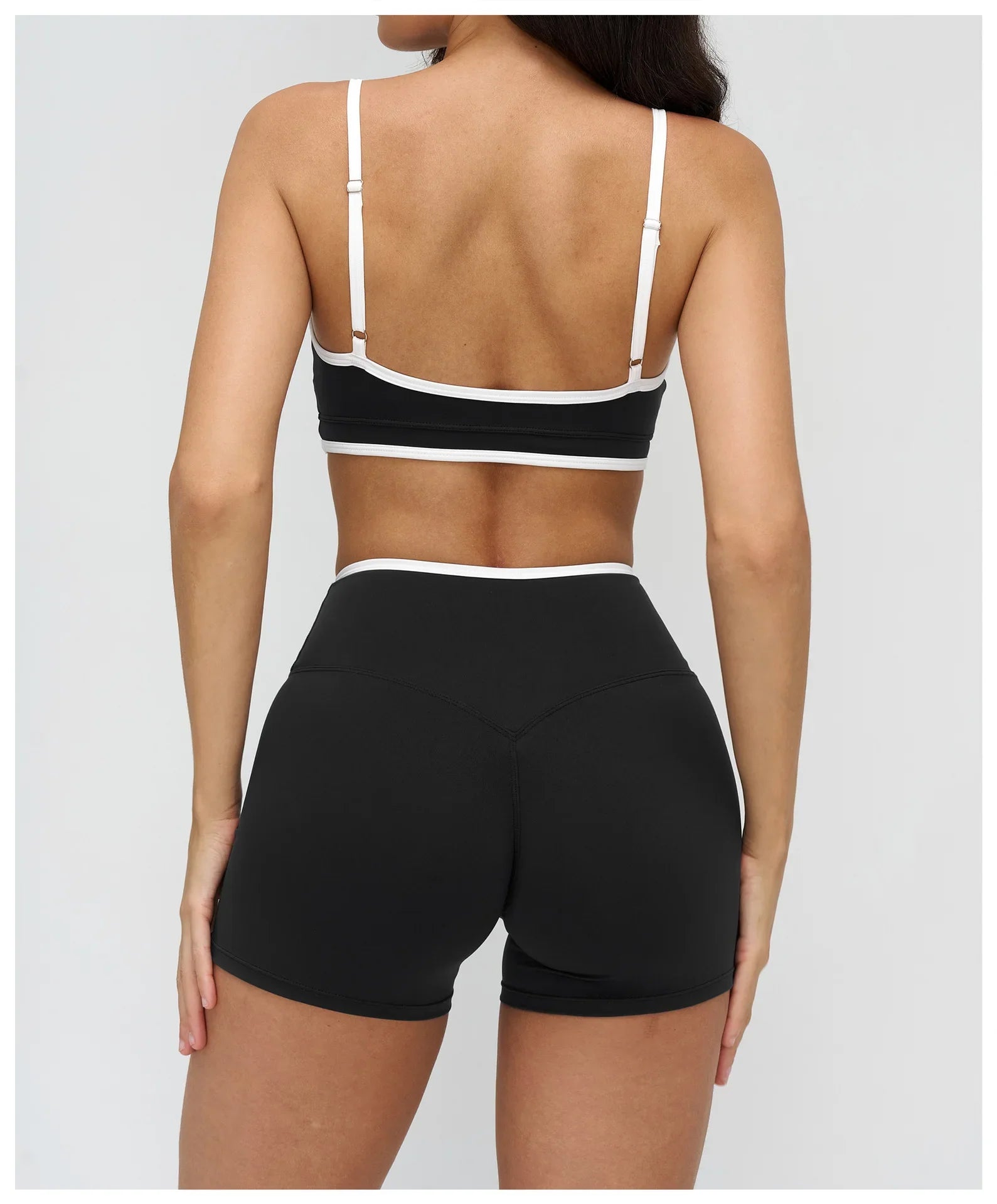 Women Bra Shockproof Gym Top Women Underwear Thin Strap Halter Sports Bras Scrunch Push-up Workout Yoga Tank Tops Women's Clothe