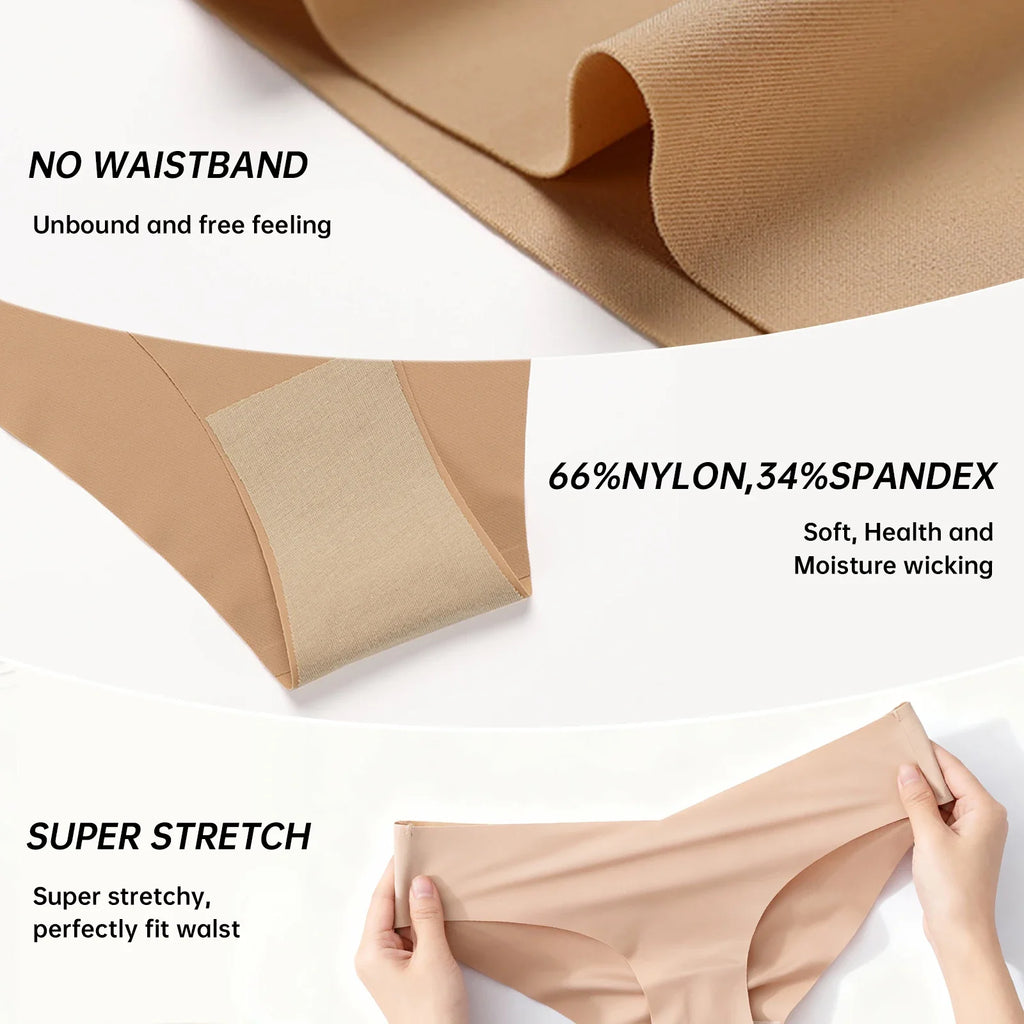 7pack of Color Women's Seamless Wireless Sports Bras Panties Set - Soft Push-Up Design Everyday Basic Lingerie Free Shipping