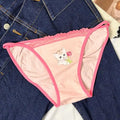 Cotton Girls Panties Cute Cat Sexy Japanese Lace Women Briefs Lady Thong  Underwear G String Female Low Waist Lingerie