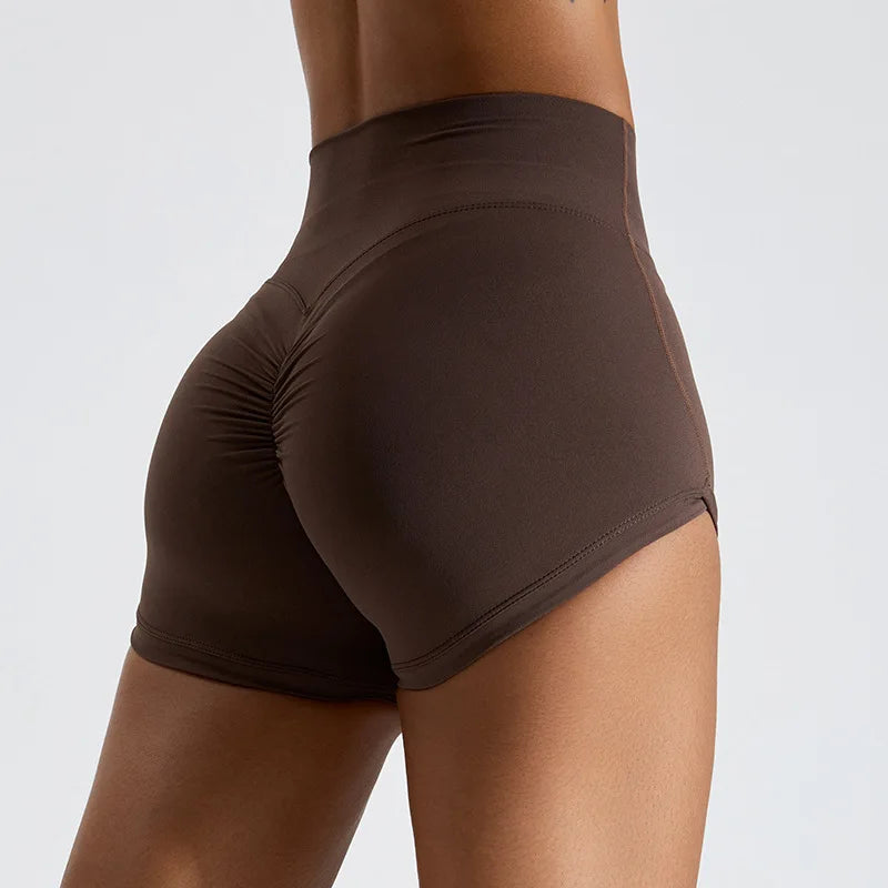 Yoga Shorts Buttock Lift Scrunch Fitness Shorts Gym Legging Cycling Slim Fit Workout Shorts Women High Waist Sports Shorts Women