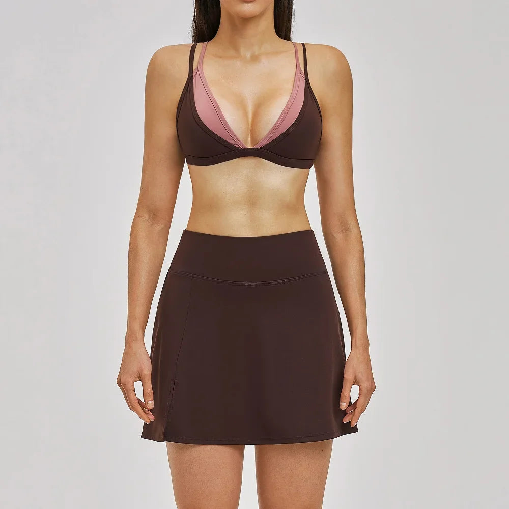 2 Piece Yoga Set Women's Tracksuit Athletic Wear Gym Clothes Female Workout Push Up Clothes Sports Bra Leggings Suit Fitness Set
