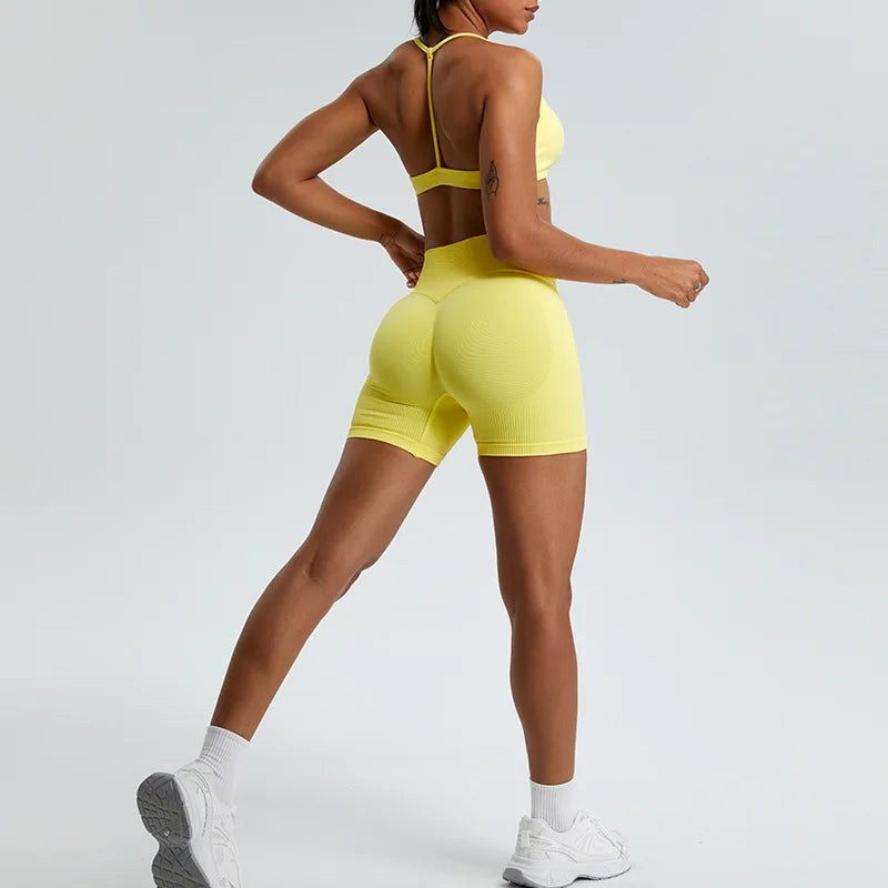 Women Sports Underwear High Support Sports Top Push Up Yoga Bra Gym Crop Top Fitness Workout Bra Running Brassiere Sportswear