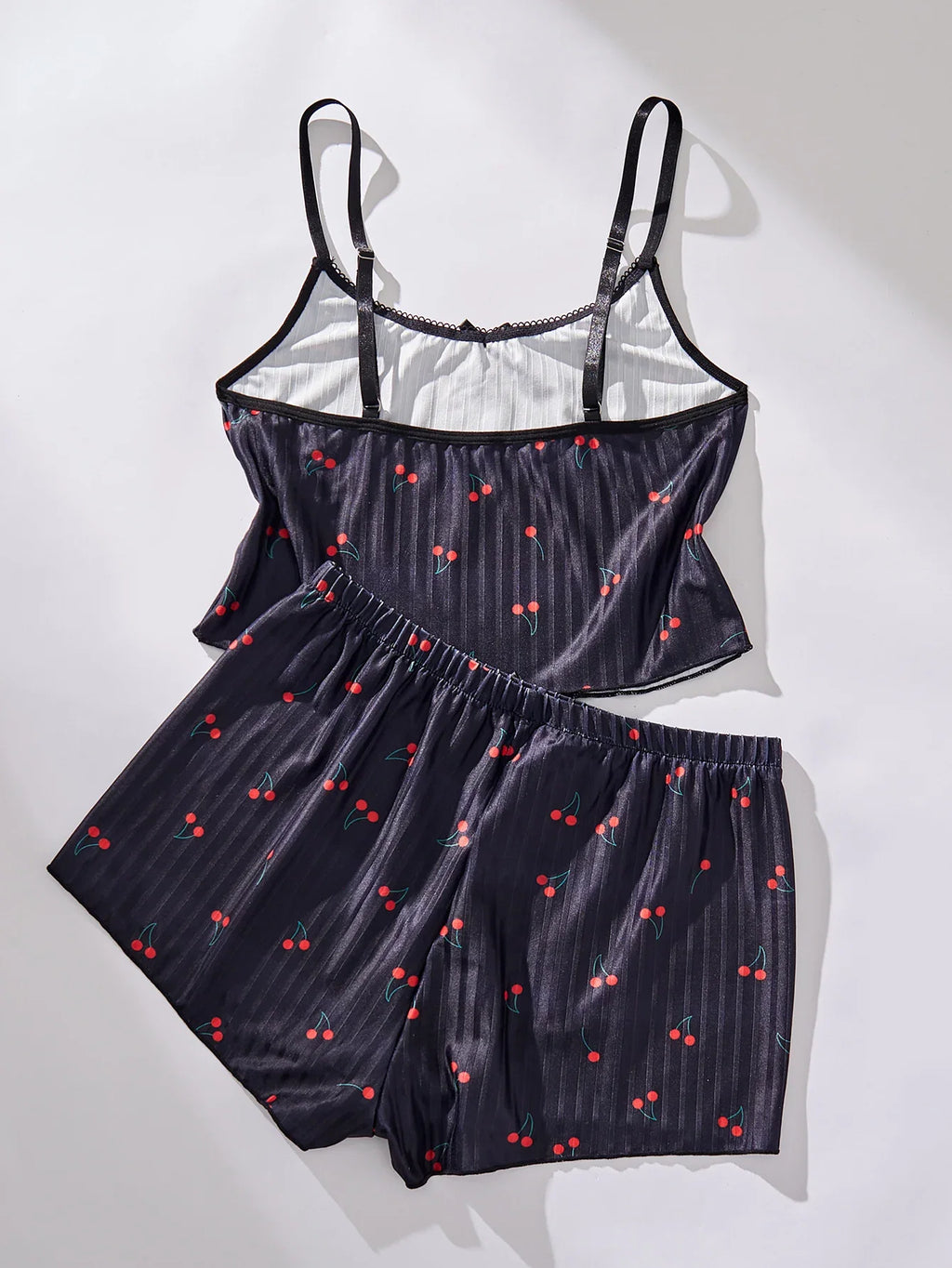 Ladies Sleepwear Set Strap Top And Short Pants Home Clothes Comfortable Soft Material Women's Nightgown Outfit