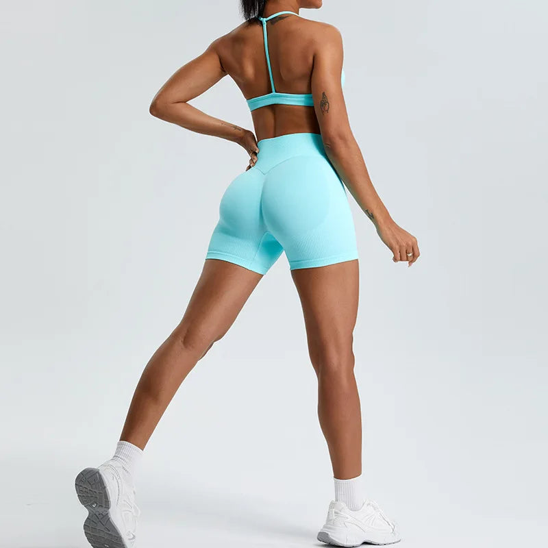 Women Sports Underwear High Support Sports Top Push Up Yoga Bra Gym Crop Top Fitness Workout Bra Running Brassiere Sportswear