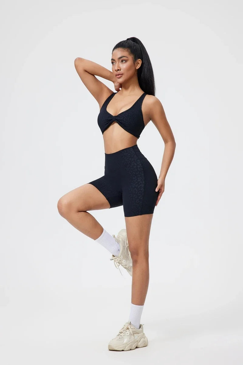 DIAS FIT JOY fold sports bra cross beauty back detachable yoga bra tight fitting outdoor sports running fitness gym suit