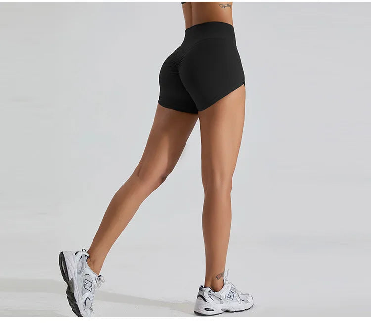 Yoga Shorts Buttock Lift Scrunch Fitness Shorts Gym Legging Cycling Slim Fit Workout Shorts Women High Waist Sports Shorts Women