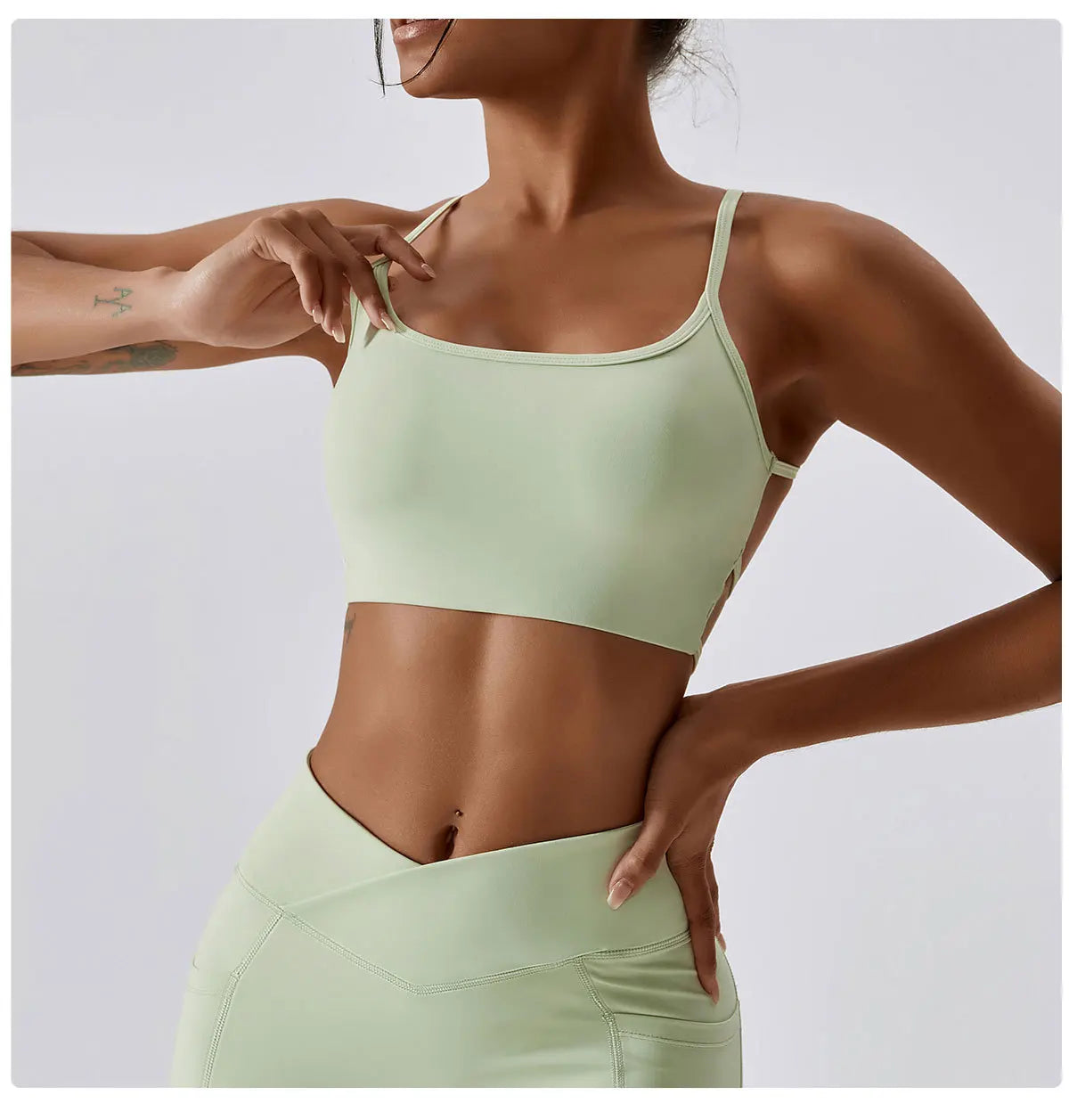 Sexy Cross Sports Bra Gym Top Women Training Running Yoga Bra Stretch Women Sports Underwear Fitness Workout Women Tank Tops