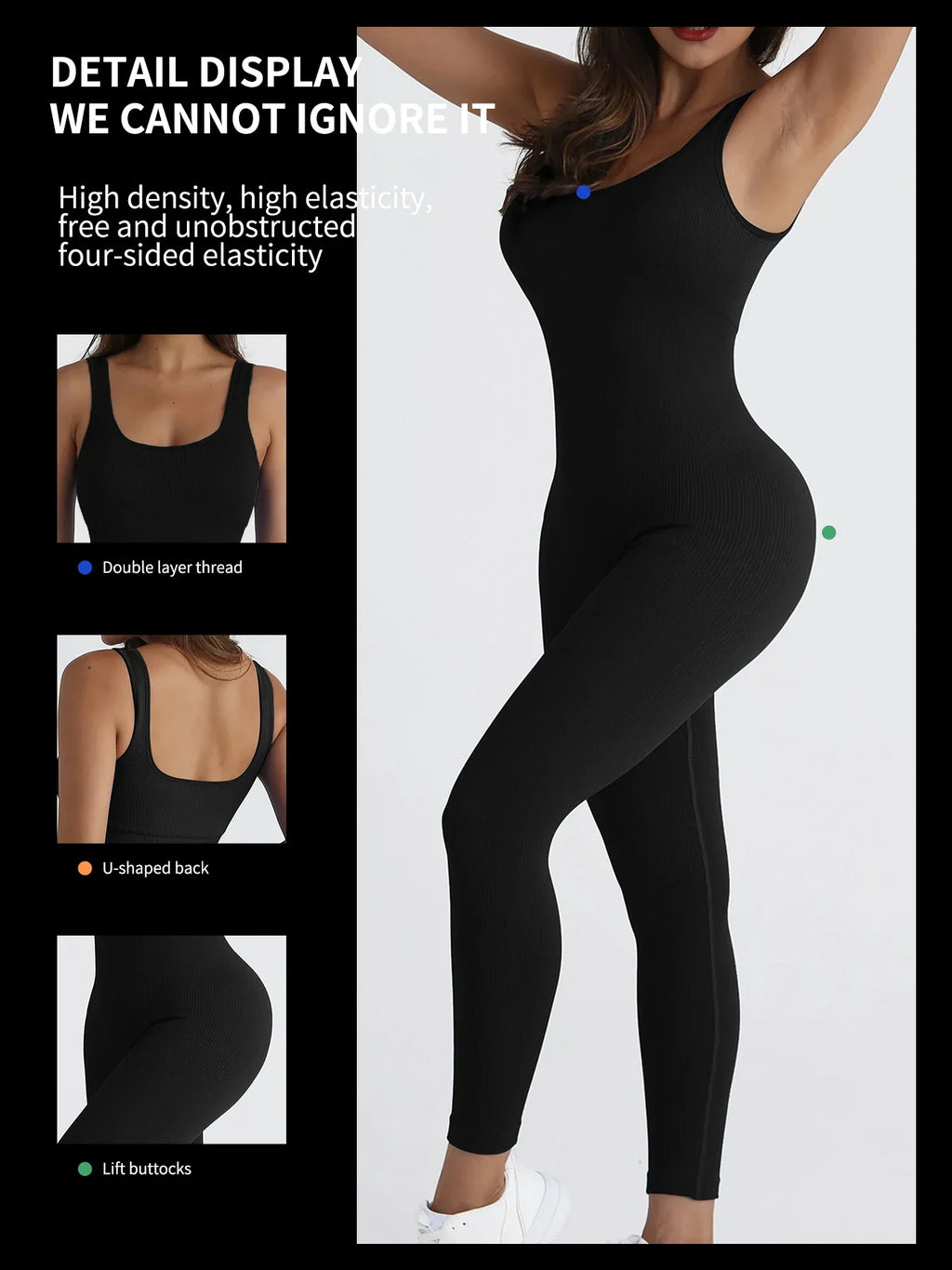 CZGUKE Women's Sportswear Yoga Set Integrated Sportswear Women's Gym Fitness Suit Fitness Stretch One Piece Yoga Suit