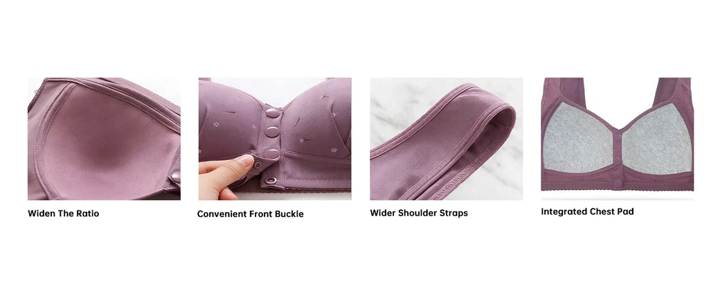 7pcs Elegant Lace Push Up Bras Set for Plus Size Women, Seamless Breathable Lace Bras, All-Day Wear, Multi-Occasion Lingerie