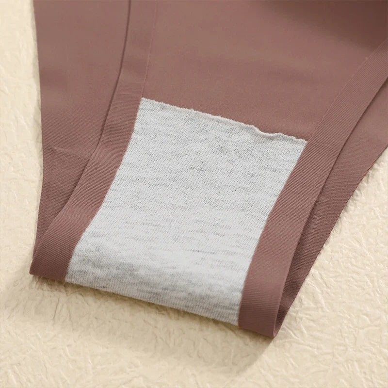 6PCS/SET Seamless Thong Women Thin Strap Low Waist High Flexibility Panties Sexy Ladies Briefs Comfortable Multicolor Underwear