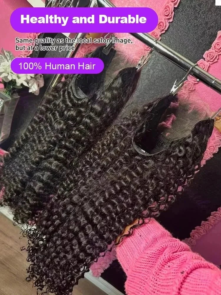 Deep Wave 44 Inch Curly 13x4 HD Transparent Lace Frontal Wigs Human Hair Front Wigs Pre Plucked With Natural Hairline For Women