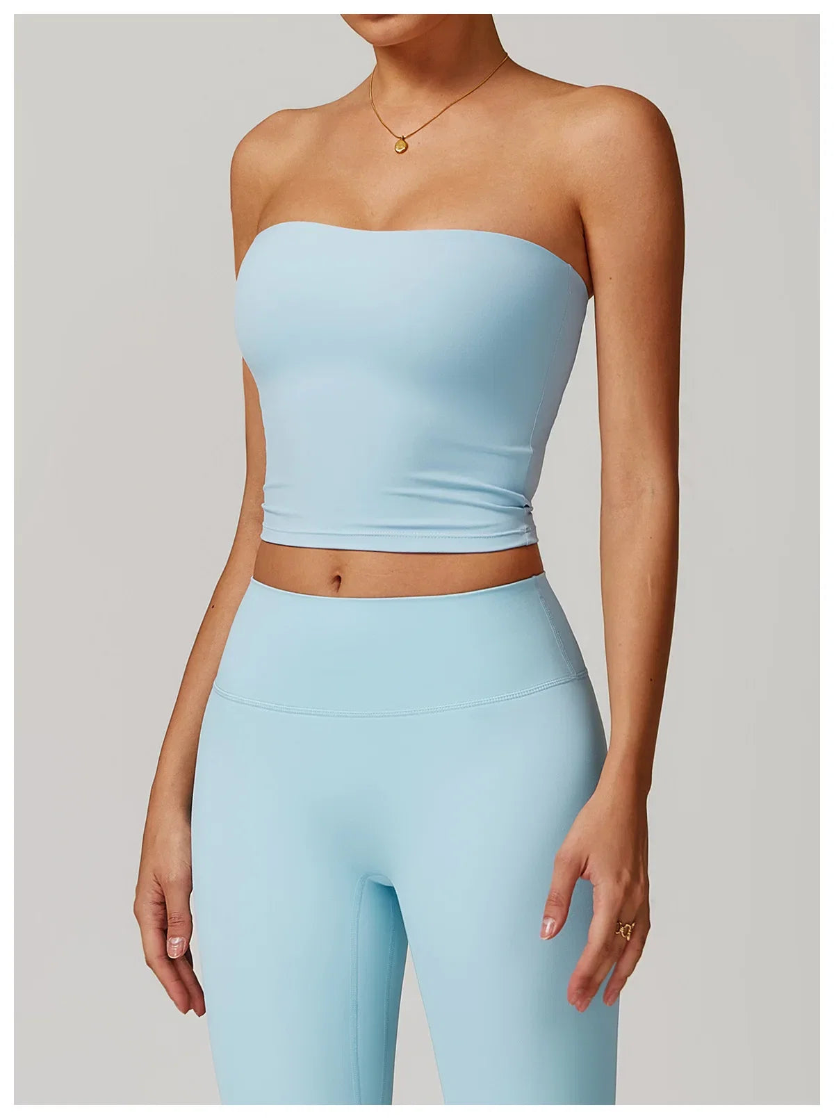 Strapless Yoga Vest for Women Underwear Sexy Beautiful Back Sports Bra for Women's Gym Shock-absorbing Quick Drying Fitness Top