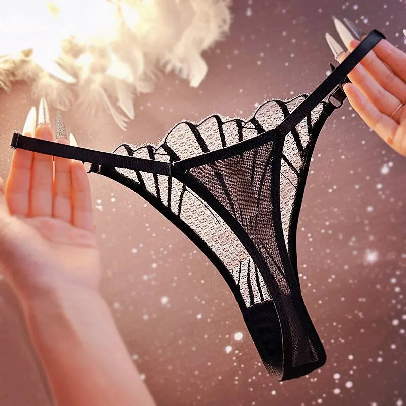 Lace G string Sexy Panties Women Underwear Briefs Thong High Quality Transparent Underpants Lingerie Girls Intimates