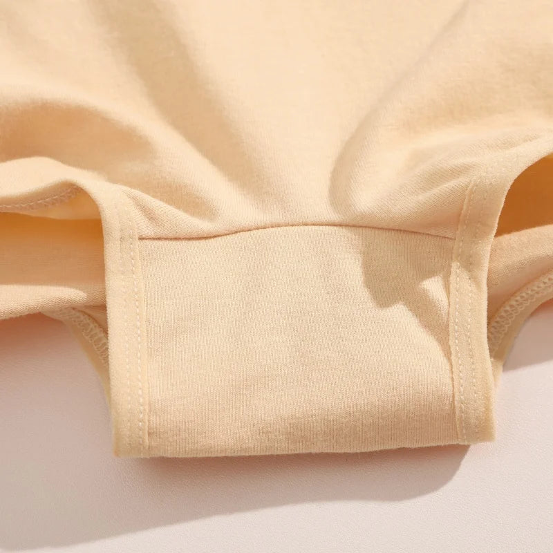 3PCS/SET Women Panties Cotton Seamless High waist Boxer shorts Female Solid Color Briefs Cozy Lingerie Intimate Underpants XS-XL