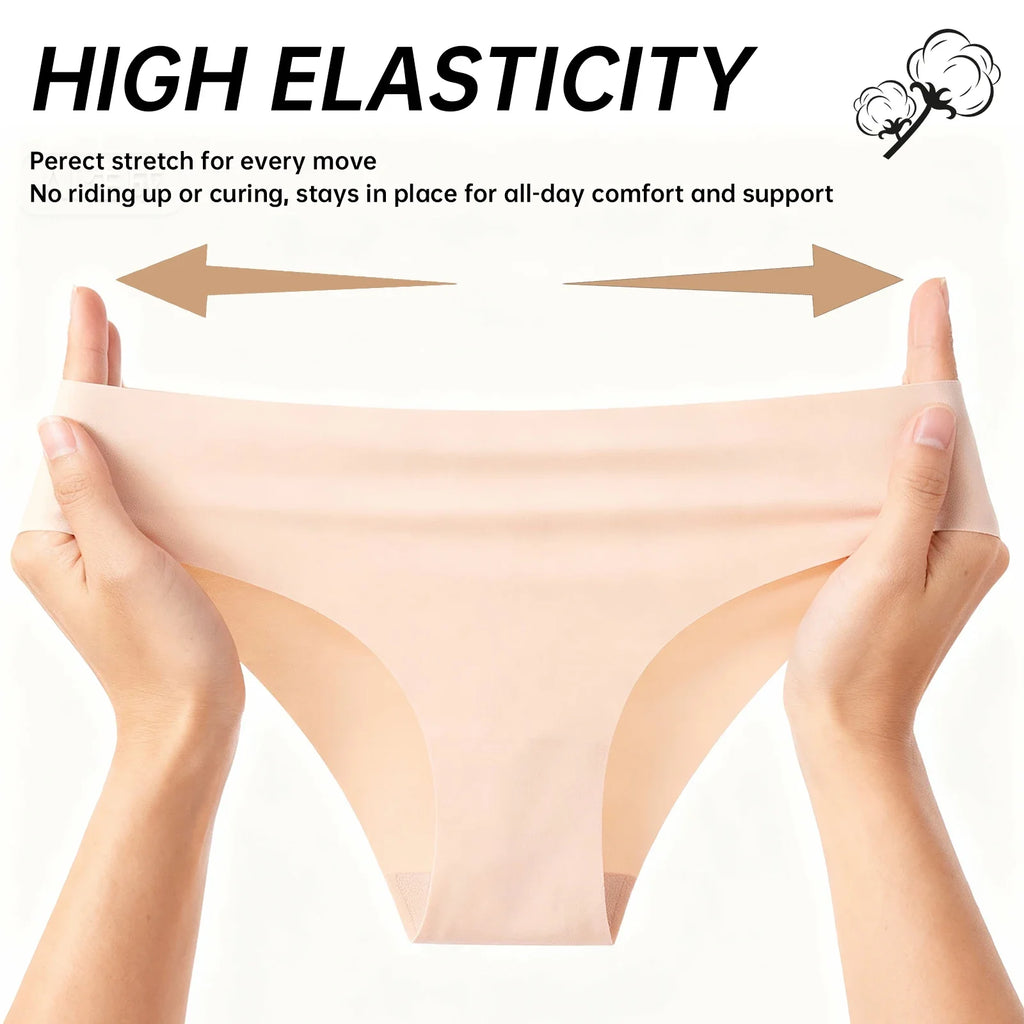 Women Lingerie High Waist Seamless Underwear Breathable Comfort Briefs Soft Thong Women Sexy Panties S-2XL