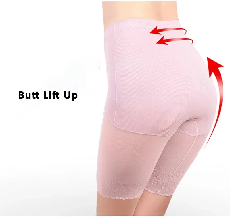 60-115 KG Plus Size Safety Short Pants Summer Women Seamless Underskirt Shorts Anti Rub Thigh Boyshorts Sexy Lace Women Boxers