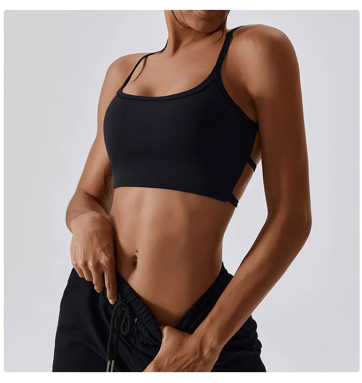Sexy Cross Sports Bra Gym Top Women Training Running Yoga Bra Stretch Women Sports Underwear Fitness Workout Women Tank Tops