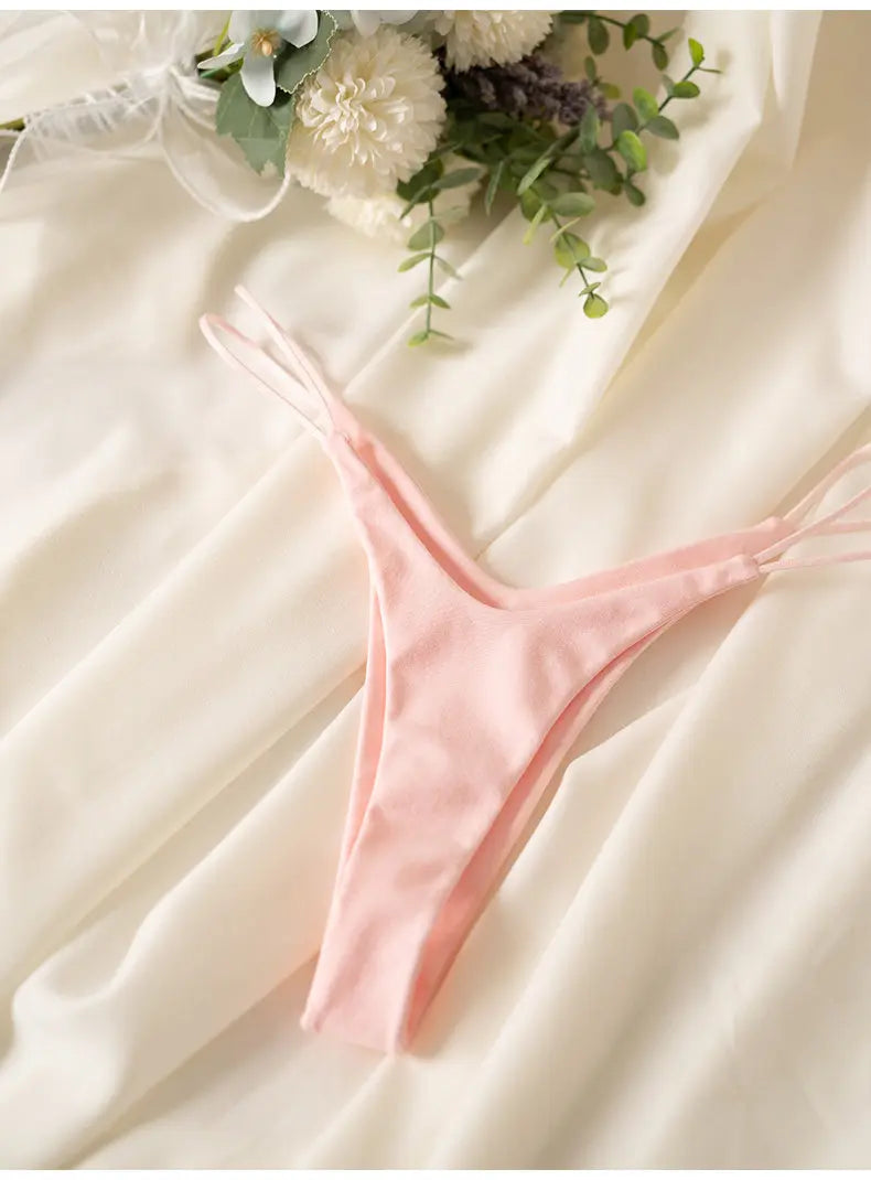 Cotton G String Thong Women Panties Sexy Briefs T-back Underwear Low Waist Seamless Femlae Lingerie Size S-XL